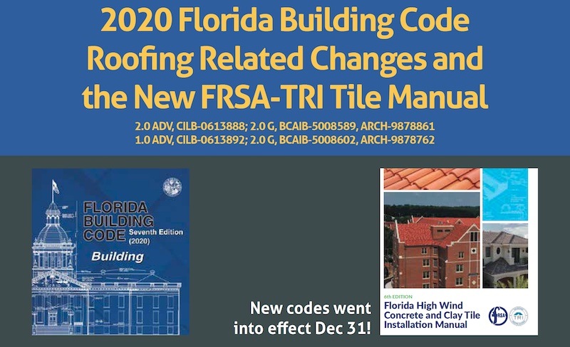 FBC Codes and Tile Manual Seminars